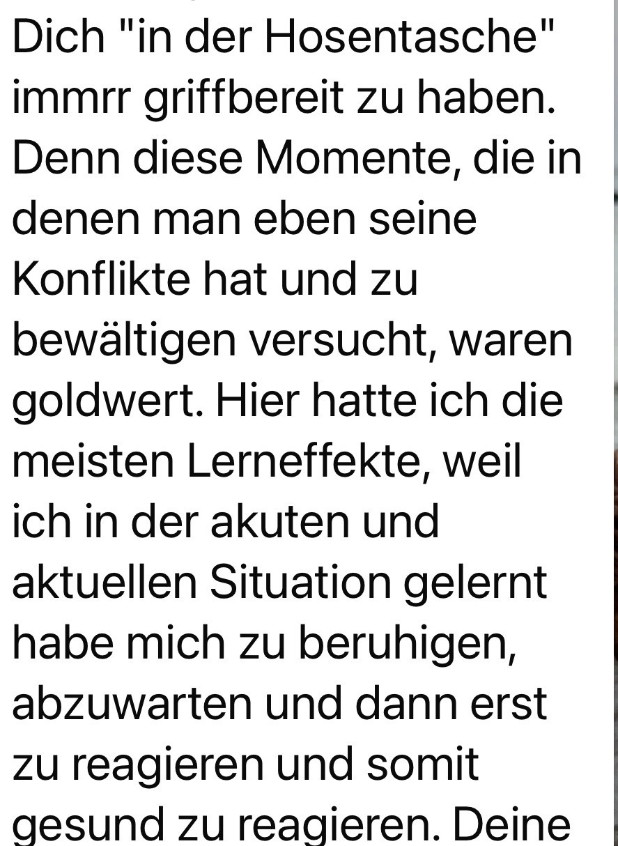 feedback hatte dich in der hosentasche